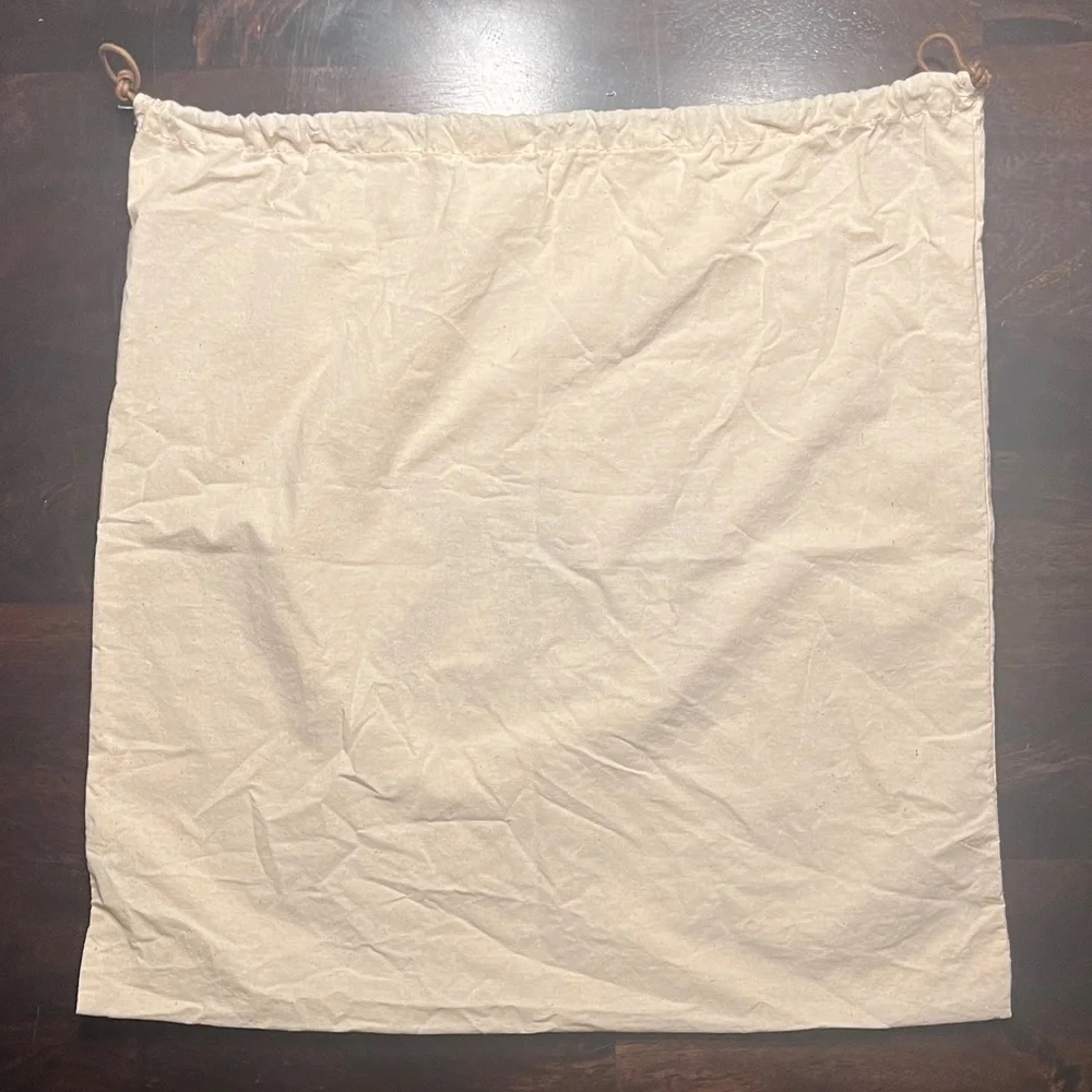 Michael Kors Cream Drawstring Dust Bag  21” x 21”